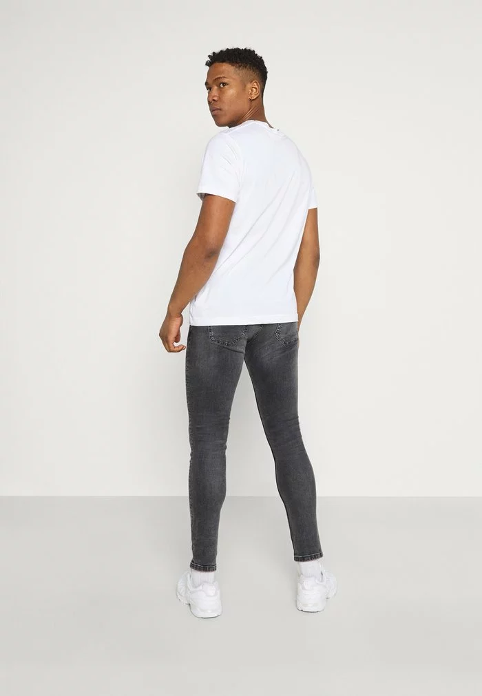 Only & Sons ONSWARP LIFE - Jeans Skinny - Grey Denim 3 Only & Sons ONSWARP LIFE - Jeans Skinny - Grey Denim – Image 3