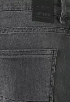 Only & Sons ONSDRAPER - Jeans Fuselé - Grey Denim -Only & Sons Soldes Boutique 993580dd97c04fd5ae2f8bb55f1d5877