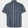 Only & Sons ONSTRAVIS LIFE STRIPED THIN OXFORD - Chemise - Dark Navy