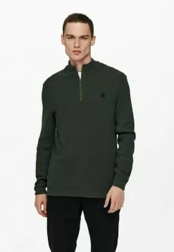 Only & Sons HALBREISSVERSCHLUSS - Sweat Polaire - Peat