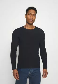 Only & Sons ONSLEXON LIFE STRUCTURE CREW NECK - Pullover - Dark Navy