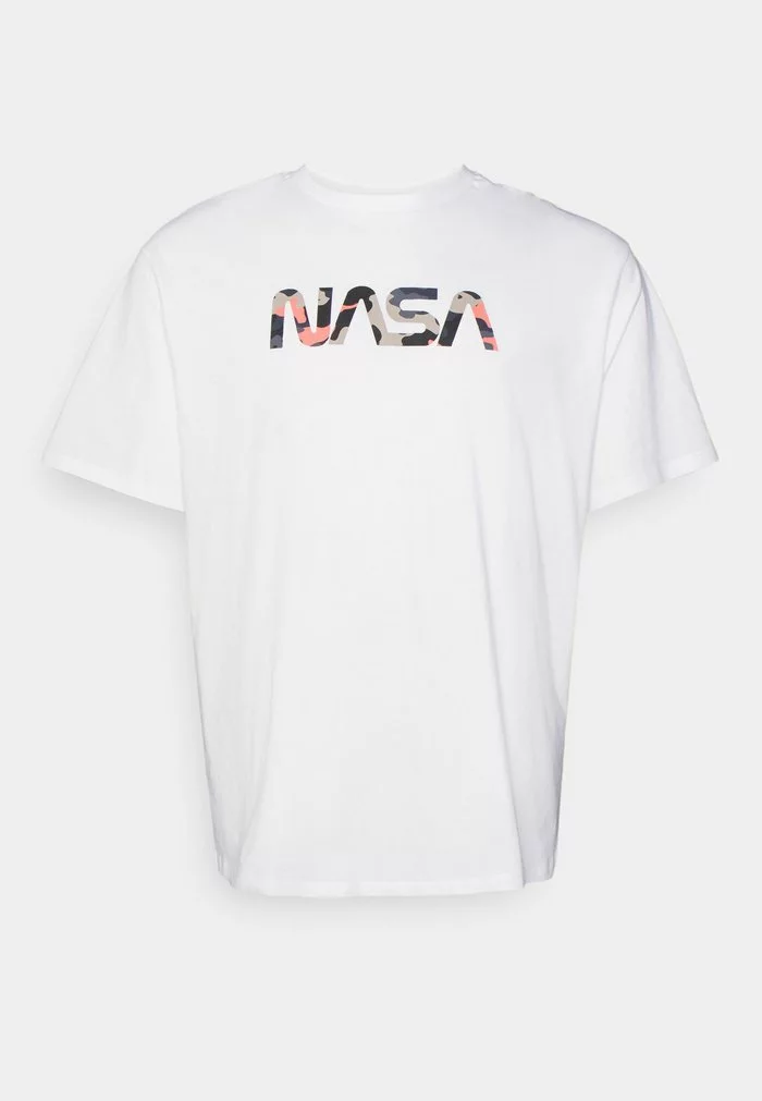 Only & Sons ONSNASA TEE - T-shirt Imprimé - Bright White 1 Only & Sons ONSNASA TEE - T-shirt Imprimé - Bright White