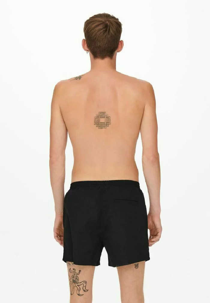 Only & Sons Short De Bain - Black 2 Only & Sons Short De Bain - Black – Image 2