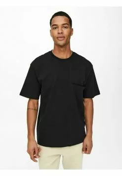 Only & Sons RELAXED FIT - T-shirt Basique - Black -Only & Sons Soldes Boutique 9efc9caed4bc47eba8f3d7a38b23aa8f