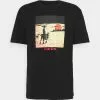 Only & Sons ONSLUCKY LUKE LIFE REG TEE - T-shirt Imprimé - Black