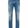 Only & Sons REGULAR FIT ONSWEFT - Jean Droit - Blue Denim