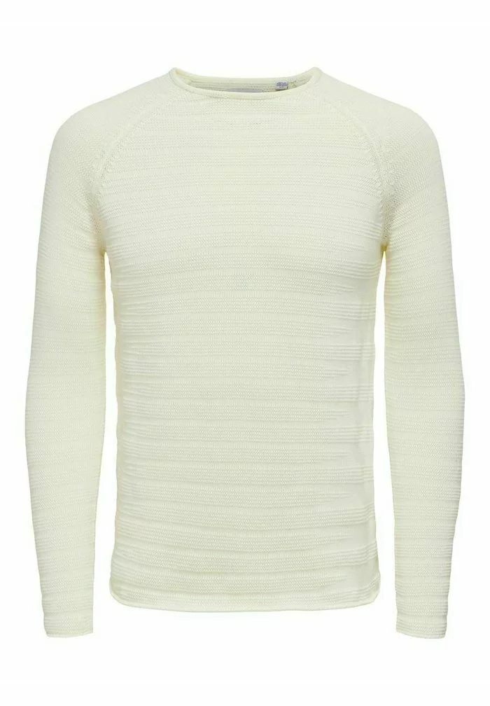 Only & Sons Pullover - Cloud Dancer 1 Only & Sons Pullover - Cloud Dancer