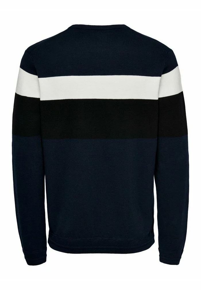 Only & Sons Pullover - Dress Blues 2 Only & Sons Pullover - Dress Blues – Image 2