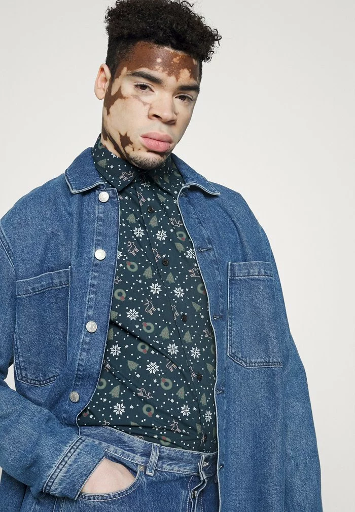 Only & Sons ONSXMAS MADO - Chemise - Dress Blues 5 Only & Sons ONSXMAS MADO - Chemise - Dress Blues – Image 5