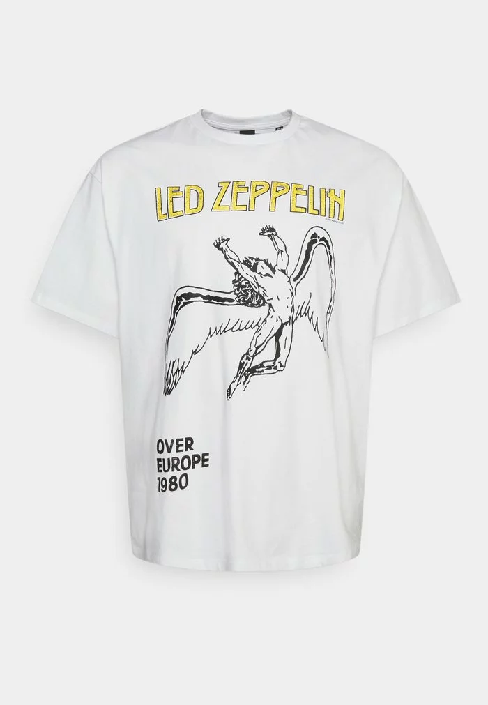 Only & Sons ONSLEDZEPPELIN TEE - T-shirt Imprimé - Bright White 1 Only & Sons ONSLEDZEPPELIN TEE - T-shirt Imprimé - Bright White