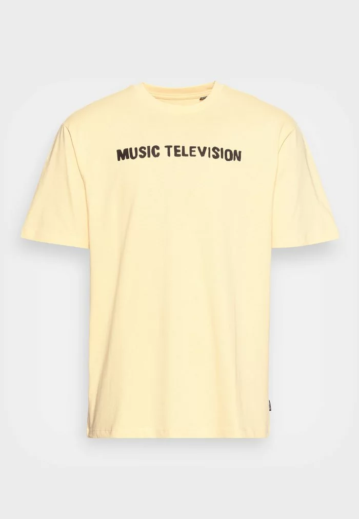 Only & Sons TEE - T-shirt Imprimé - Custard 4 Only & Sons TEE - T-shirt Imprimé - Custard – Image 4