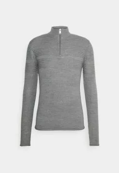 Only & Sons ONSBLADE HALF ZIP - Pullover - Medium Grey Melange -Only & Sons Soldes Boutique a5c04299dcc047c7805976835450f267