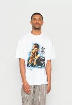 Only & Sons ONSPOPSMOKE TEE UNISEX - T-shirt Imprimé - White