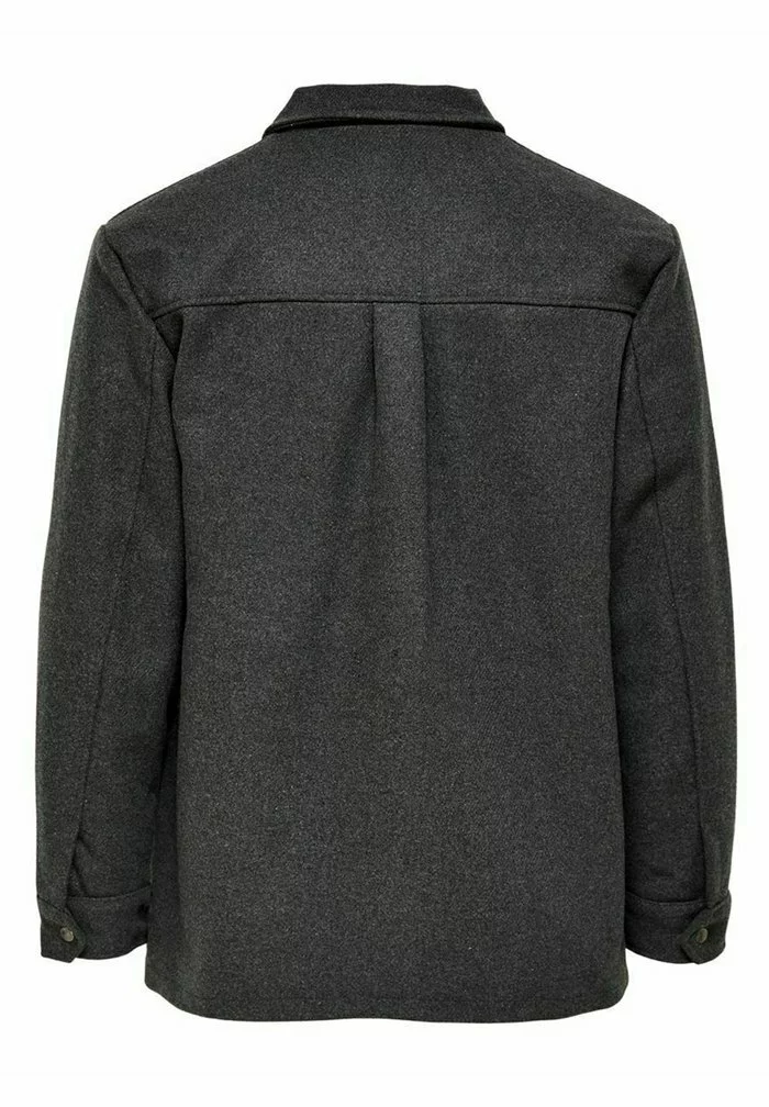 Only & Sons Veste Légère - Dark Grey Melange 8 Only & Sons Veste Légère - Dark Grey Melange – Image 8
