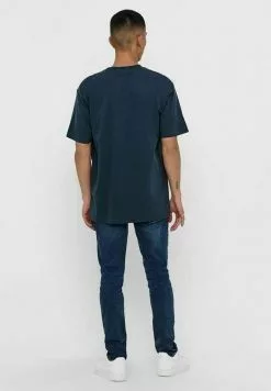Only & Sons T-shirt Imprimé - Dress Blues -Only & Sons Soldes Boutique a6d409edb0b240539427df5038042f59