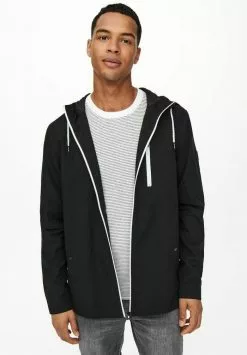 Only & Sons Veste Mi-saison - Black -Only & Sons Soldes Boutique a774d95992d94fbb97c8d9f6985e4b47