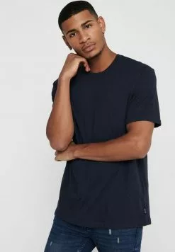 Only & Sons T-shirt Basique - Midnight Navy -Only & Sons Soldes Boutique a8016610eced41a0b636b6b987f1df73