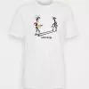Only & Sons ONSLUCKY LUKE LIFE REG TEE - T-shirt Imprimé - Star White