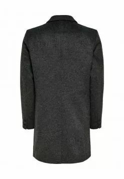 Only & Sons Manteau Classique - Dark Grey Melange -Only & Sons Soldes Boutique a855babeb16f4b8a9480a42033287686
