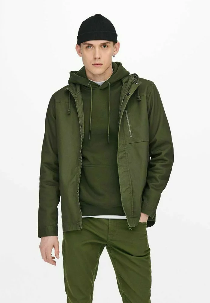 Only & Sons Veste Légère - Olive Night 1 Only & Sons Veste Légère - Olive Night