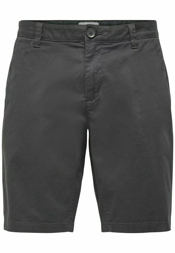 Only & Sons ONSCAM - Short - Grey Pinstripe 1 Only & Sons ONSCAM - Short - Grey Pinstripe