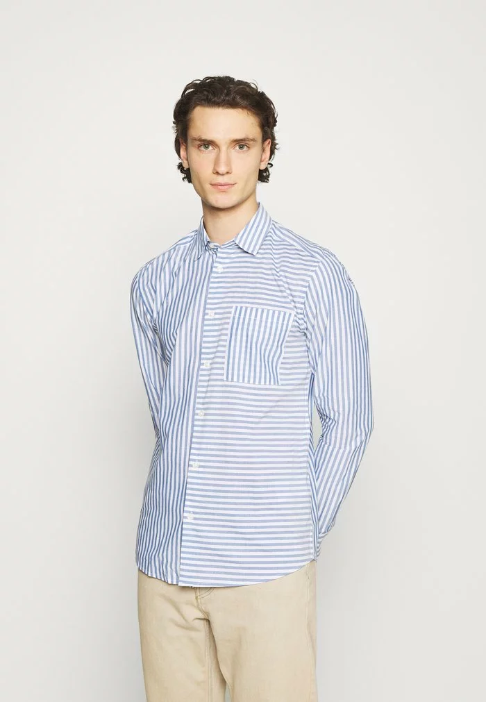 Only & Sons ONSTRIPP LIFE STRIPED - Chemise - Cashmere Blue 1 Only & Sons ONSTRIPP LIFE STRIPED - Chemise - Cashmere Blue