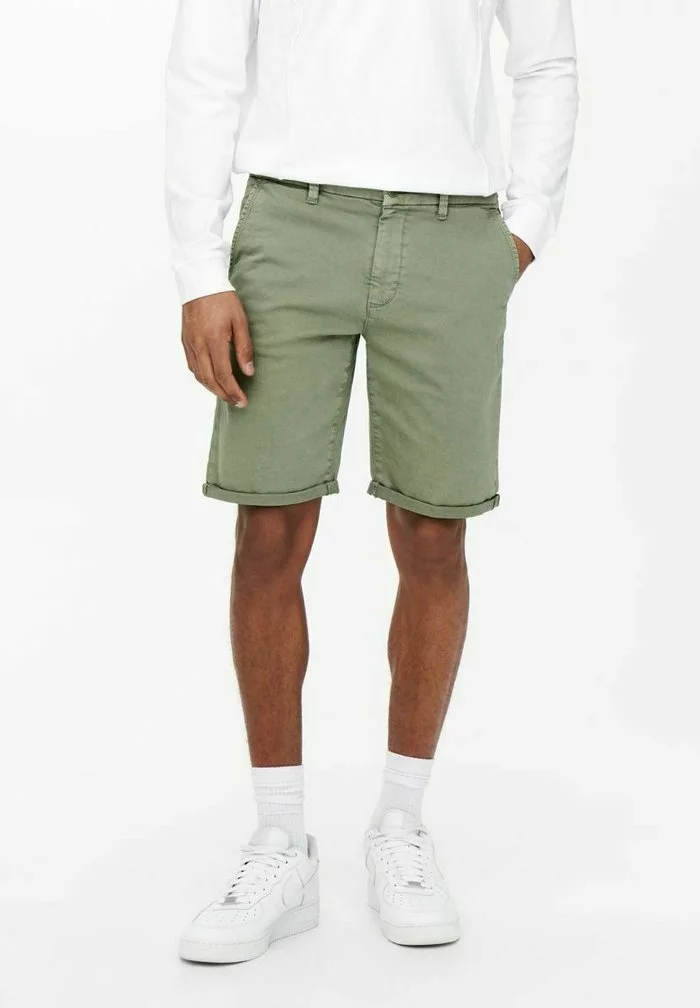 Only & Sons ONSPETER OVERDYED - Short - Oil Green 1 Only & Sons ONSPETER OVERDYED - Short - Oil Green