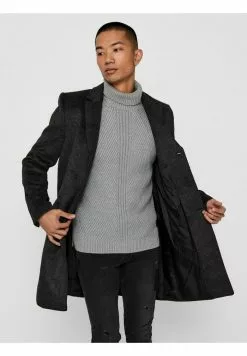 Only & Sons Manteau Classique - Dark Grey Melange -Only & Sons Soldes Boutique aa1fd8e4995d431794d23f1ec171c3d5