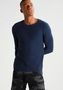 Only & Sons ONSDAN STRUCTURE CREW NECK - Pullover - Dress Blues