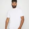 Only & Sons ONSVILMOS LIFE MOCK NECK TEE - T-shirt Basique - White