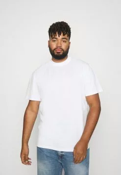 Only & Sons ONSVILMOS LIFE MOCK NECK TEE - T-shirt Basique - White