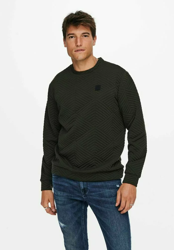 Only & Sons Sweatshirt - Peat 1 Only & Sons Sweatshirt - Peat
