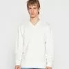Only & Sons ONSCLAYTON V NECK - Sweatshirt - Star White