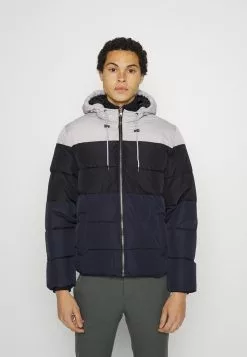 Only & Sons ONSMELVIN QUILTED HOOD JACKET - Veste D'hiver - Vapor Blue/black/dark Navy