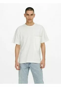 Only & Sons RELAXED FIT - T-shirt Basique - Star White