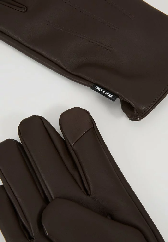 Only & Sons ONSCLAS GLOVE - Gants - Brown Stone 4 Only & Sons ONSCLAS GLOVE - Gants - Brown Stone – Image 4