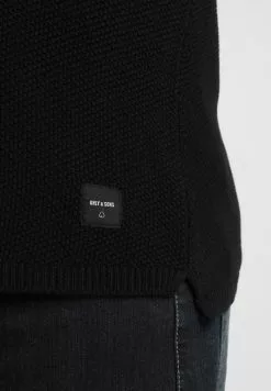 Only & Sons DAN STRUCTURE CREW - Pullover - Black -Only & Sons Soldes Boutique adecc19d2b8f423ab5cd14161855cfe1