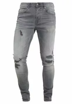 Only & Sons ONSSPUN - Jeans Skinny - Grey Denim -Only & Sons Soldes Boutique adef2742e47645b1b46a237f6a20df69