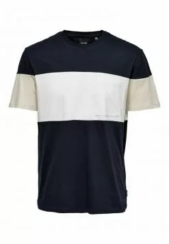 Only & Sons T-shirt Imprimé - Dark Navy -Only & Sons Soldes Boutique ae8cf2c3385d4214949816b16b84e9d8