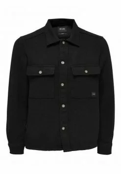 Only & Sons HEMD WOLL - Veste Mi-saison - Black 13 Only & Sons HEMD WOLL - Veste Mi-saison - Black -Only & Sons Soldes Boutique aeb6436338874582b5112521b5019890