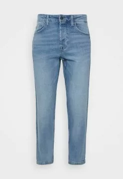 Only & Sons ONSAVI BEAM LIFE CROP - Jeans Fuselé - Blue Denim