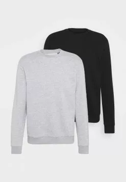Only & Sons ONSCERES LIFE CREW NECK 2 PACK - Sweatshirt - Black