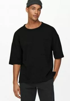 Only & Sons T-shirt Basique - Black