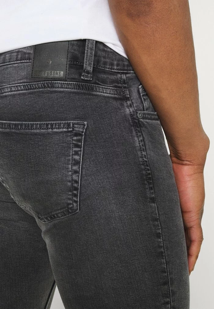 Only & Sons ONSWARP LIFE - Jeans Skinny - Grey Denim 4 Only & Sons ONSWARP LIFE - Jeans Skinny - Grey Denim – Image 4