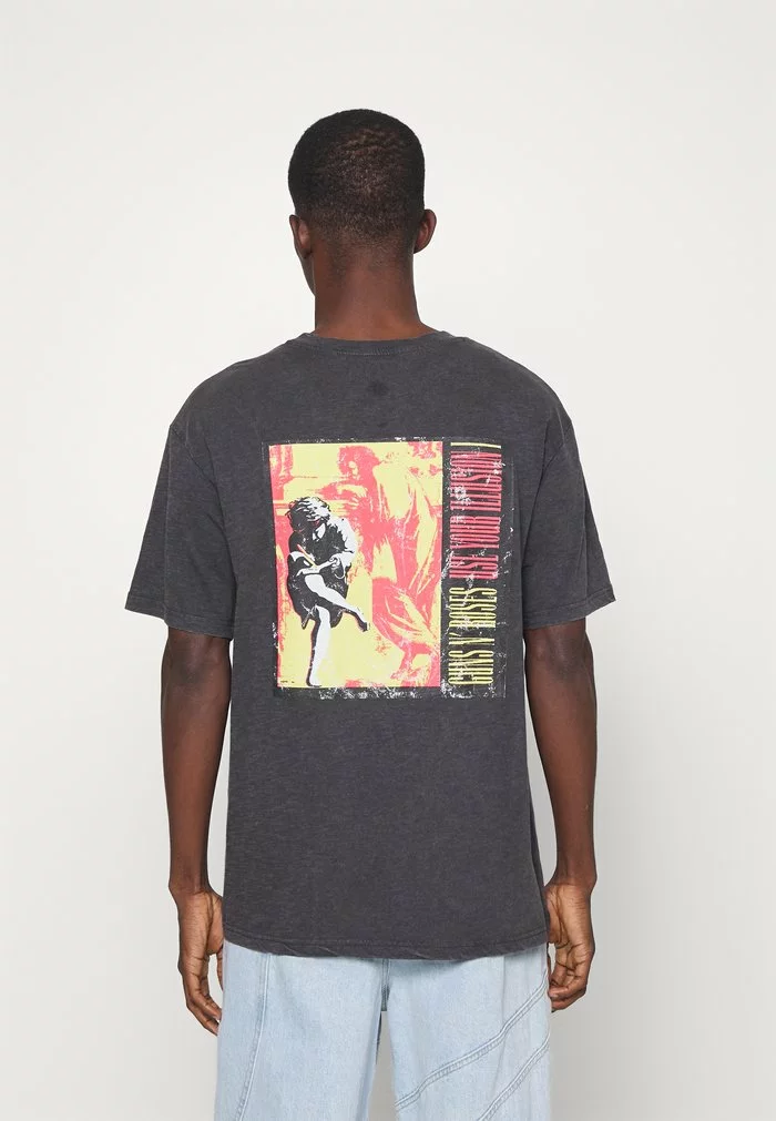 Only & Sons ONSGUNSNROSES LIFE TEE - T-shirt Imprimé - Phantom 3 Only & Sons ONSGUNSNROSES LIFE TEE - T-shirt Imprimé - Phantom – Image 3