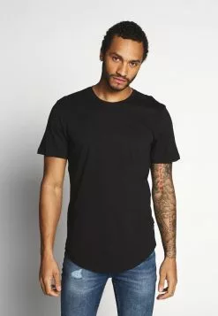 Only & Sons ONSMATT LONGY SOLID STRIPE 2 PACK - T-shirt Imprimé - Black/white -Only & Sons Soldes Boutique b2e5d2ab210f4ae38b20740f48c6c976