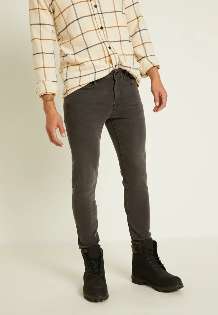 Only & Sons ONSWARP - Jeans Skinny - Grey Denim 1 Only & Sons ONSWARP - Jeans Skinny - Grey Denim