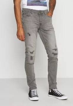 Only & Sons ONSLOOM - Jean Slim - Grey Denim -Only & Sons Soldes Boutique b338abdddfba411dbd910462e4a206ea