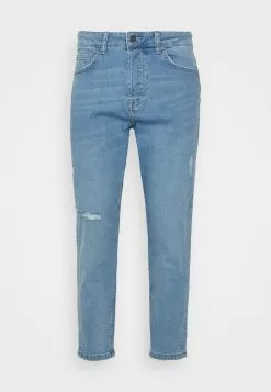 Only & Sons ONSAVI BEAM LIFE CROP - Jean Droit - Blue Denim