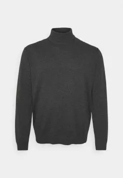 Only & Sons ONSALEX ROLL NECK - Pullover - Dark Grey Melange